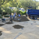 limestone-driveway-before