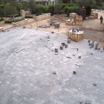 limestone-driveway-during